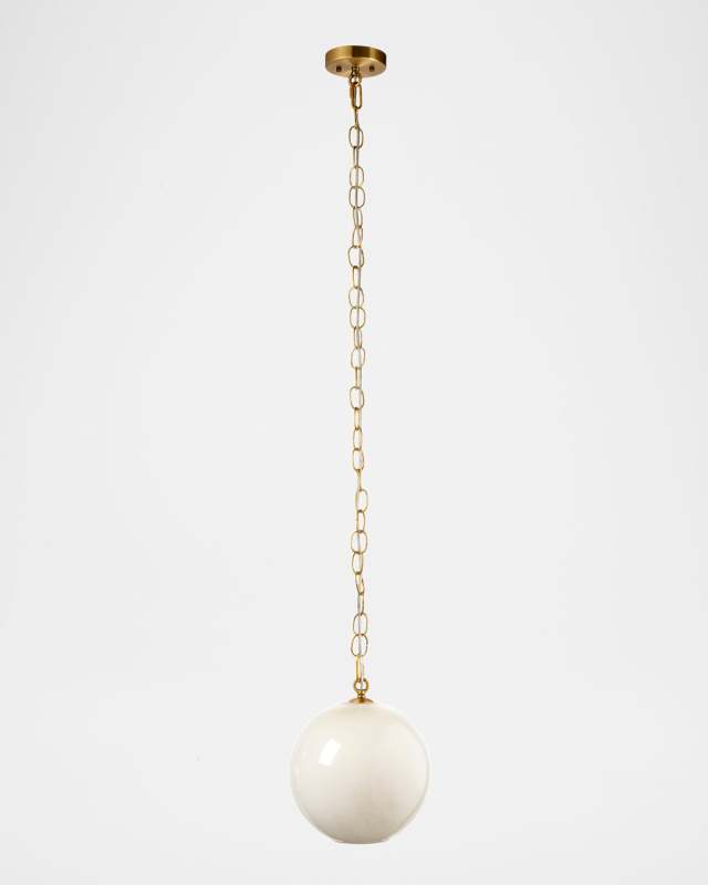 Camber Glass Pendant, 11.5"